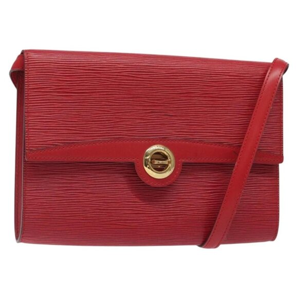 LOUIS VUITTON Epi Pochette Arche Shoulder Bag Red - Picture 1 of 16